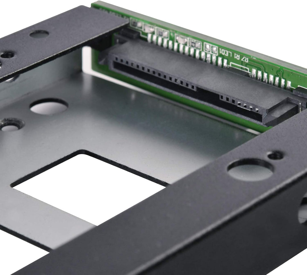 SilverStone Technology EXB02, 2,5-Zoll (9.5mm)-SAS-12-Gbit/s-oder-SATA-6-Gbit/s-zu-Erweiterungskarte