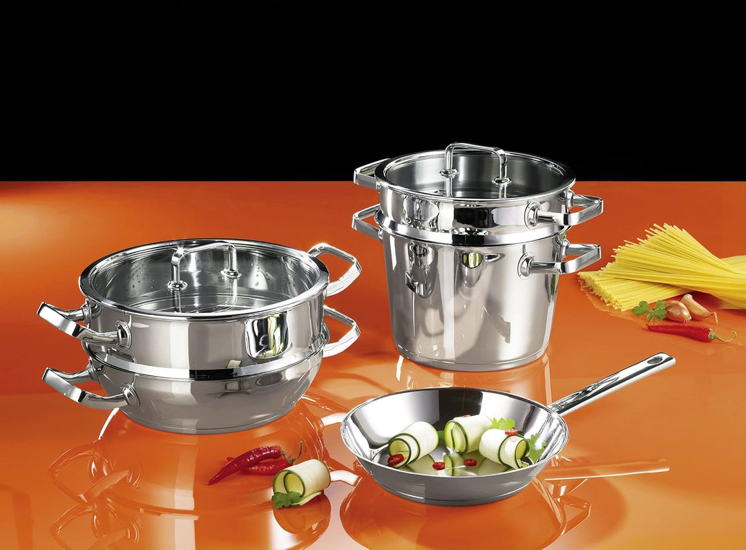 Rohe Germany 204151-24 Spagettitopf Conia 24 cm, Edelstahl