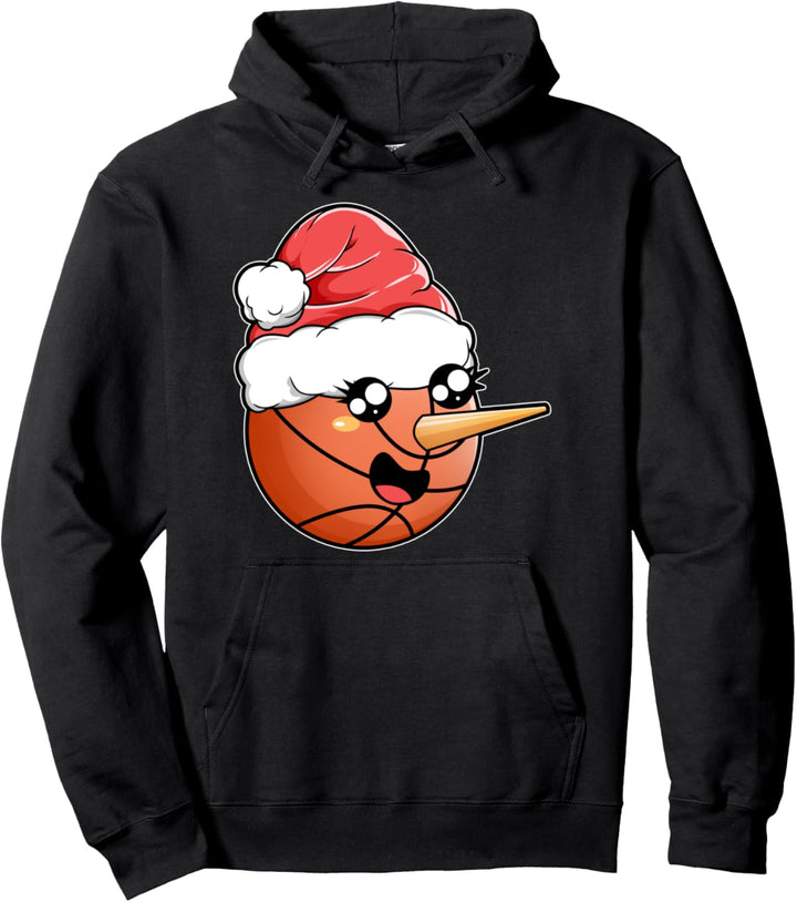 Christmas Basketballer Sport Xmas Weihnachten Basketball Pullover Hoodie