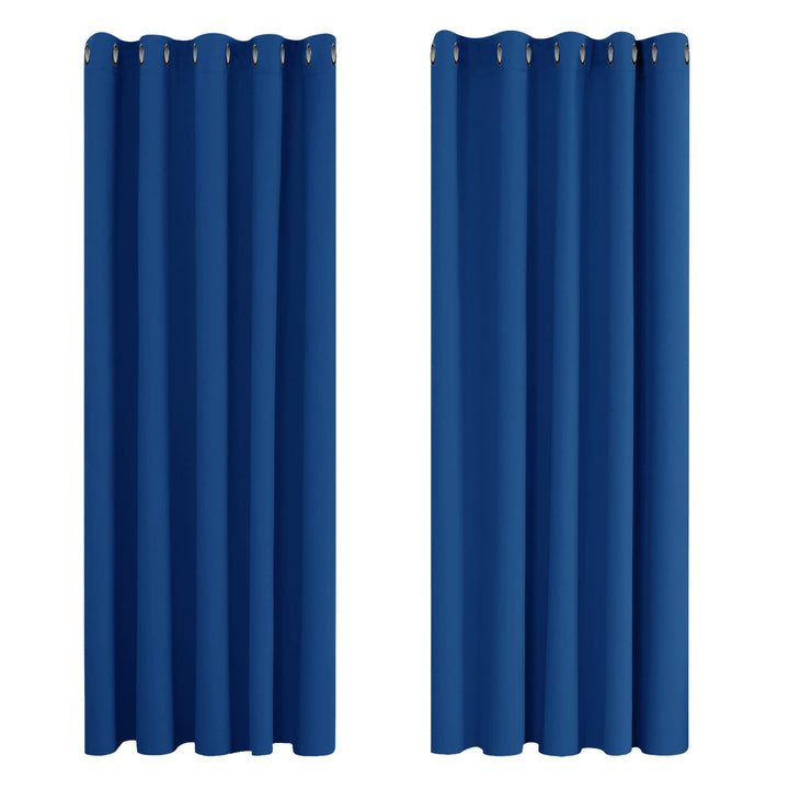 Deconovo Vorhang Blickdicht Ösen Gardinen Kinderzimmer Thermogardine Kälteschutz Ösen, 183x168 cm(Hö