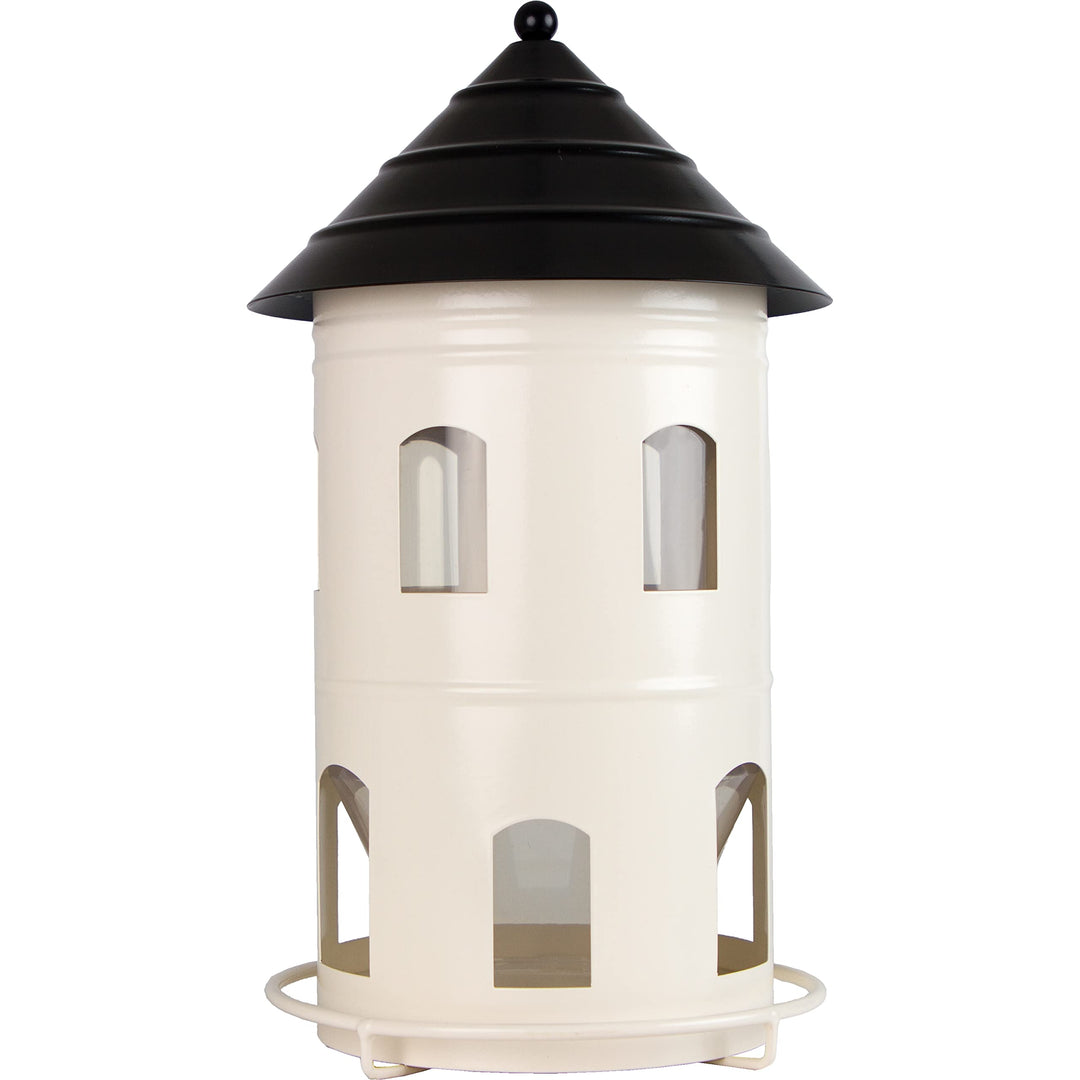 Wildlife Garden WG328 Gigant Futterstation Weiss - Vogelfutterhaus aus Metall