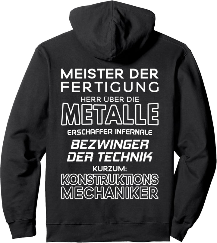 Meister Der Fertigung Konstruktionsmechaniker Pullover Hoodie