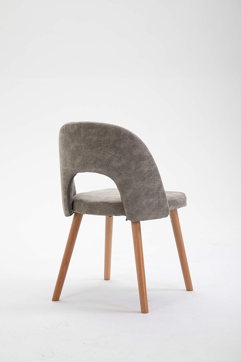 La Chaise Spola Stuhl, Stoff, Nerz, 75 cm (Höhe) x 49 cm (Breite) 48 cm (Tiefe)