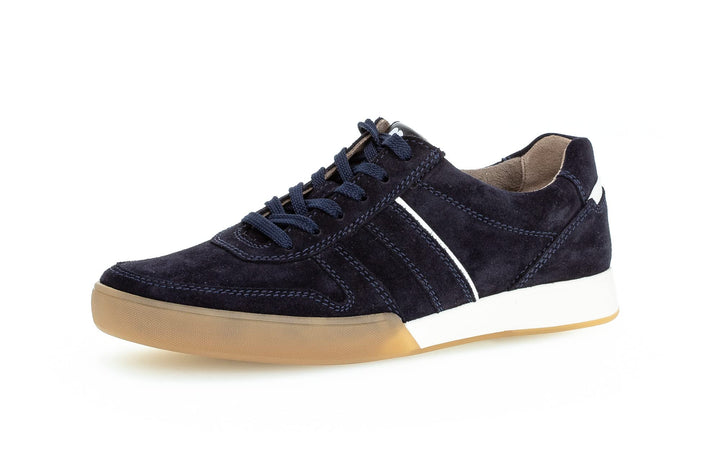 Pius Gabor Herren Sneaker Low,Halbschuhe,zertifiziertes Leder,Wechselfussbett 41 EU Blau Midnight, 4