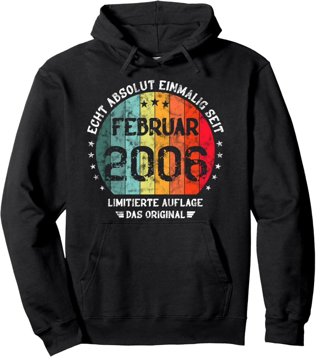 Absolut Einmalig Seit Februar 2006 Geburtstag Pullover Hoodie