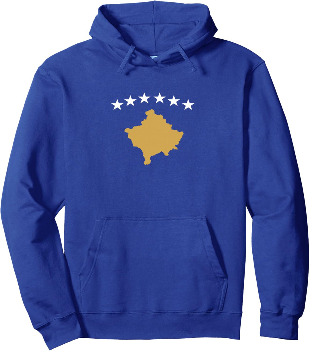Kosovarische Flagge Kosovo Pullover Hoodie