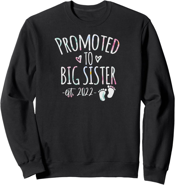 Promoted to Big Sister 2022, Grosse Schwester werden, Outfit Sweatshirt