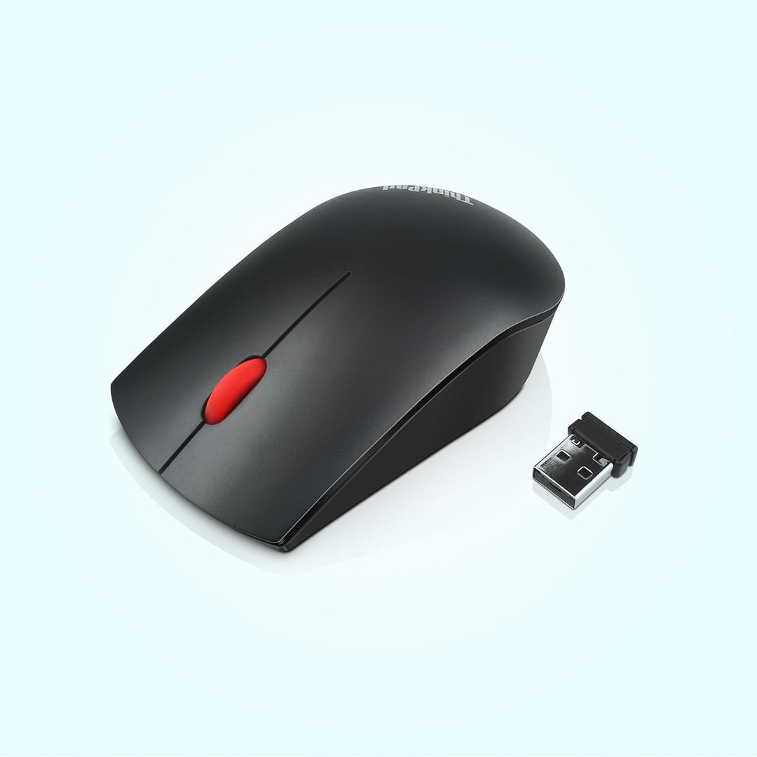 Lenovo ThinkPad Essential Wireless Mouse - Black 4X30M56887 Single, Single