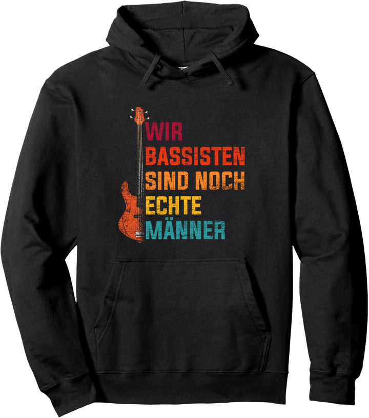 Musiker Bassist Herren Rock Männer Geschenk Bass Gitarre Pullover Hoodie