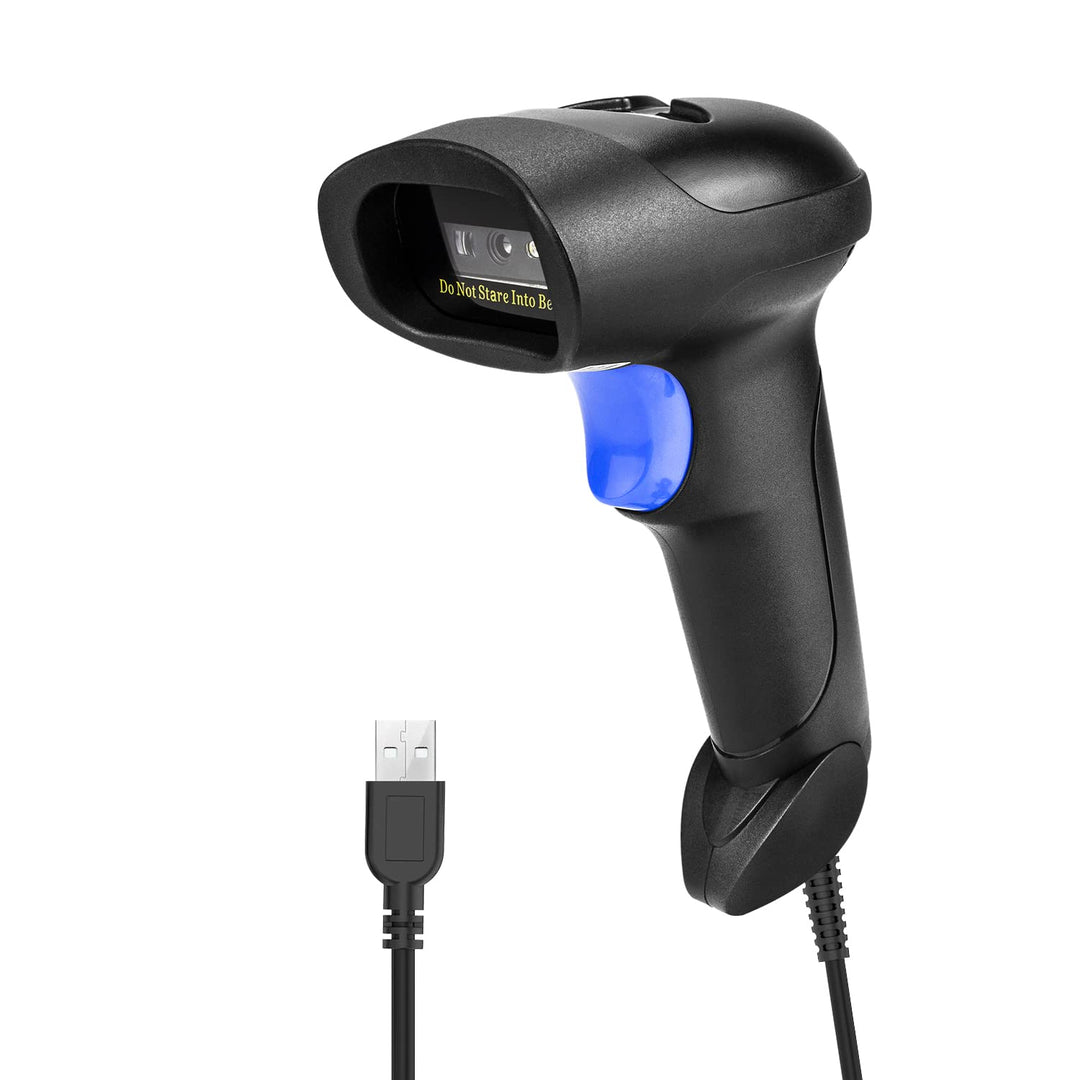 NetumScan USB 1D-Barcode-Scanner, kabelgebundener Handheld-CCD-Barcode-Leser, unterstützt das Scanne