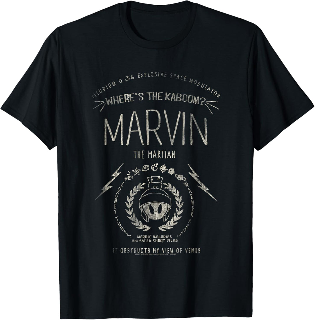 Looney Tunes Marvin Where's The Kaboom T-Shirt