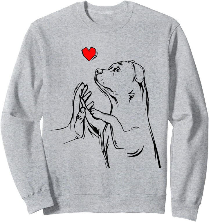 Rottweiler Liebe Lustig Hunde Frauchen Damen Sweatshirt