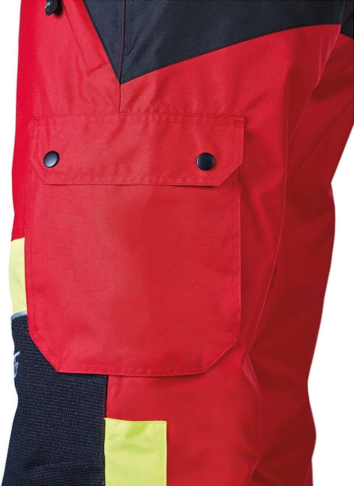 PSS Regenhose wasserdicht/Outdoorhose X-Treme Rain Rot/Gelb L Rot/Gelb, L Rot/Gelb