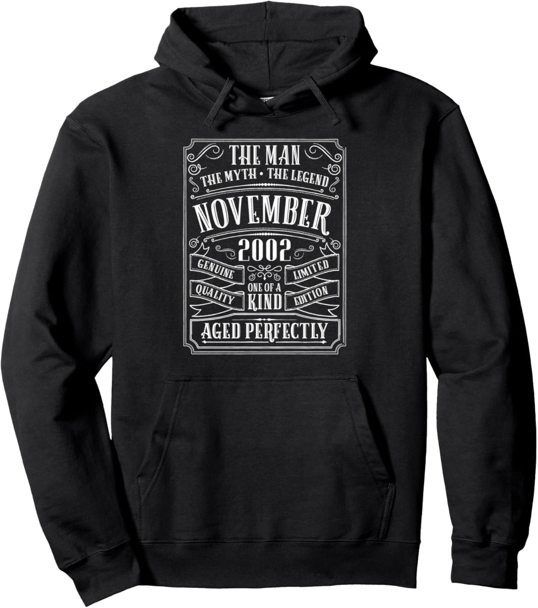 17. Geburtstag Hemd Geschenk Jungen Sohn Neffe November 2002 Pullover Hoodie