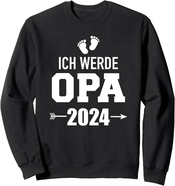 Ich werde Opa 2024 Schwangerschaft verkünden Sweatshirt