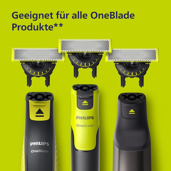 Set aus PHILIPS OneBlade Pro 360 Face & Body - elektrischer Rasierer(QP6552/30) + Philips OneBlade O