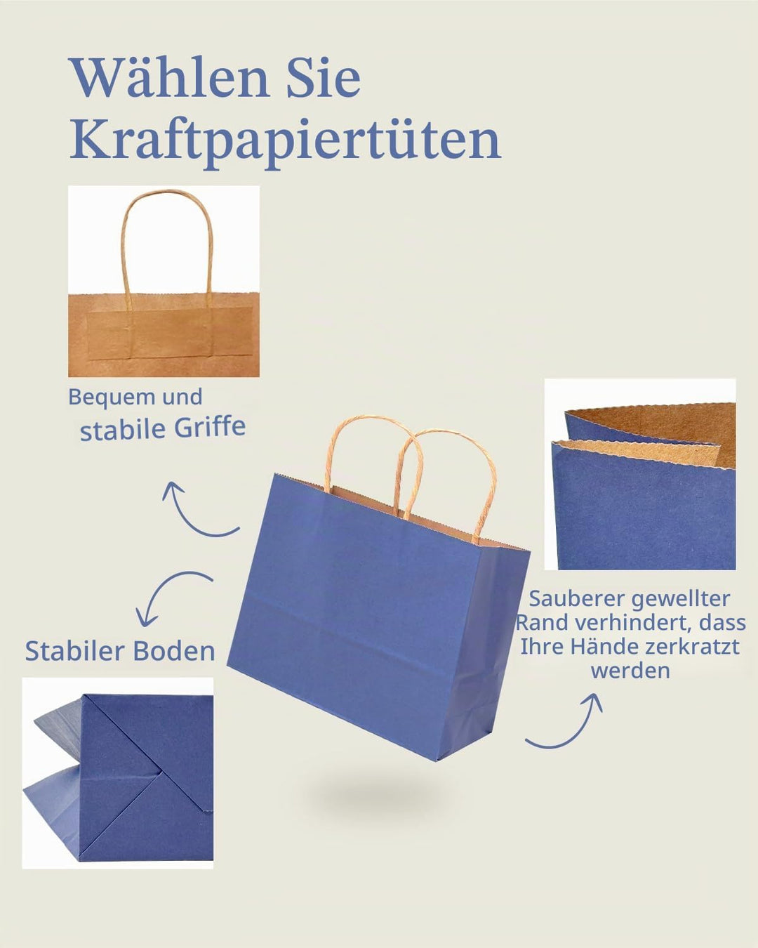 Gcardist 60PCS Geschenkpapier Taschen 32x25x11cm Grosse Geschenktasche mit Griffen Bulk 16 Verschied