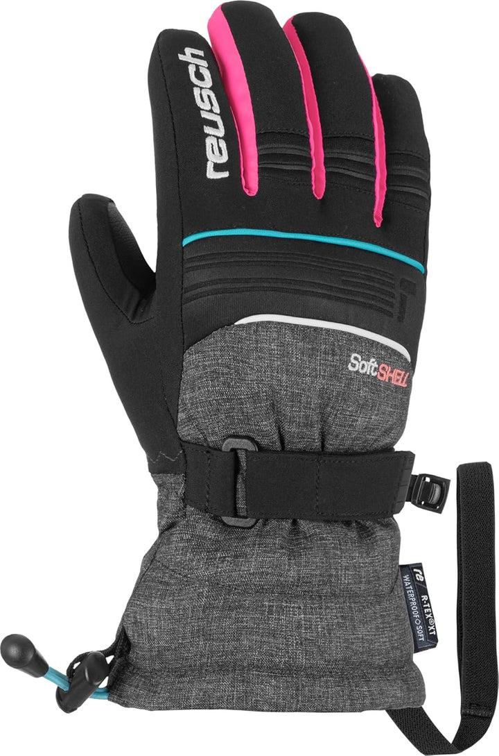 Reusch Unisex Jugend Kinder Handschuhe Kondor R-tex Xt Junior Warm, Wasserdicht, Atmungsaktiv 6 schw