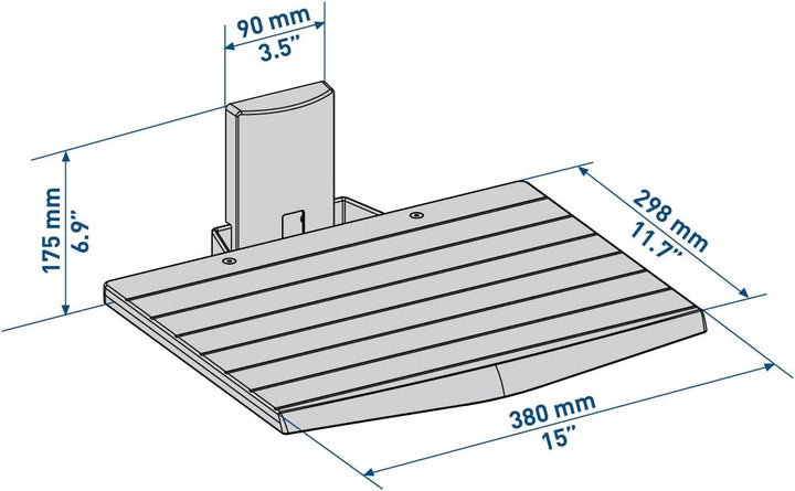 Meliconi TV-Halterung Ripiano Av Shelf Nero