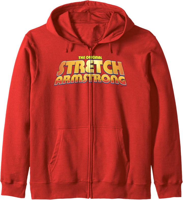 Stretch Armstrong The Original Vintage Retro Gradient Logo Kapuzenjacke