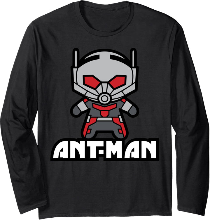 Marvel Ant-Man Tiny Miniscule Kawaii Cute Langarmshirt