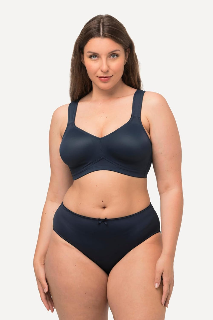 Ulla Popken Damen BH 95C Nachtblau, 95C Nachtblau