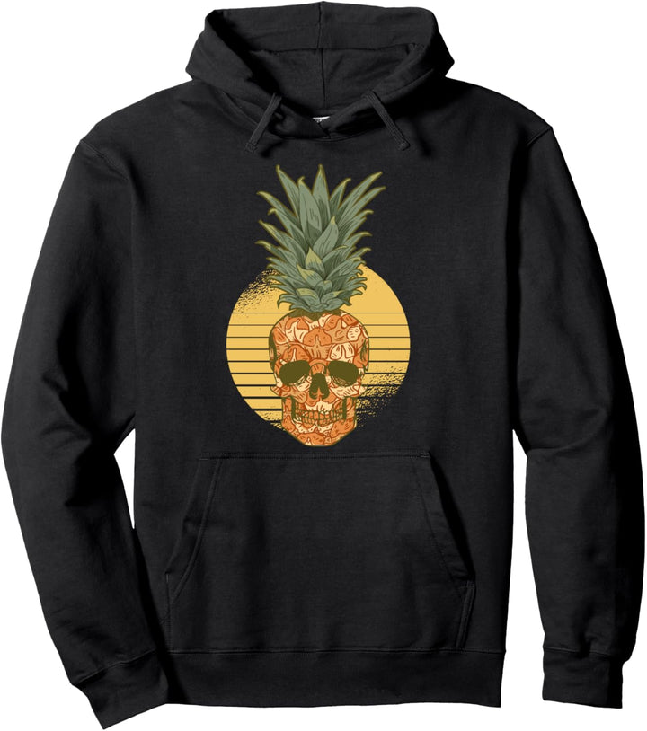 Ananas Totenkopf I Aloha Strände I Cooles Totenkopf Ananas Pullover Hoodie