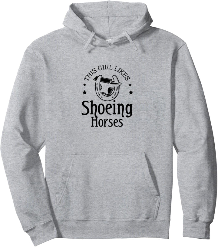 Beschlagen von Pferden Ironischer Spruch Hufschmied Pullover Hoodie