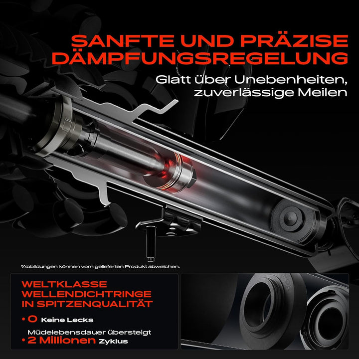 Frankberg 2x Stossdämpfer Gasdruck Hinterachse Kompatibel mit Calibra A 85 2.0L 2.5L 1990-1997 Repla