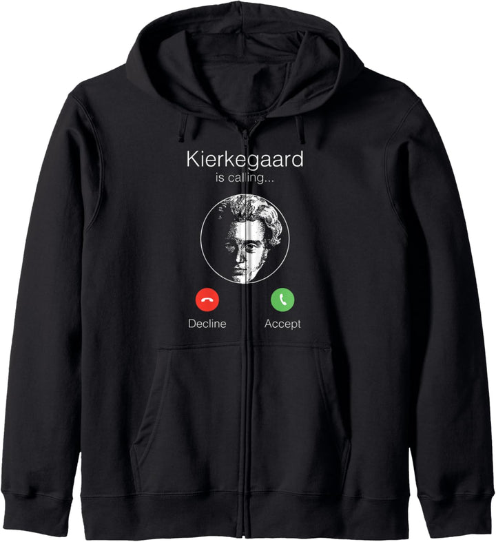 Kierkegaard ruft an - Existenzielle Philosophie Kapuzenjacke