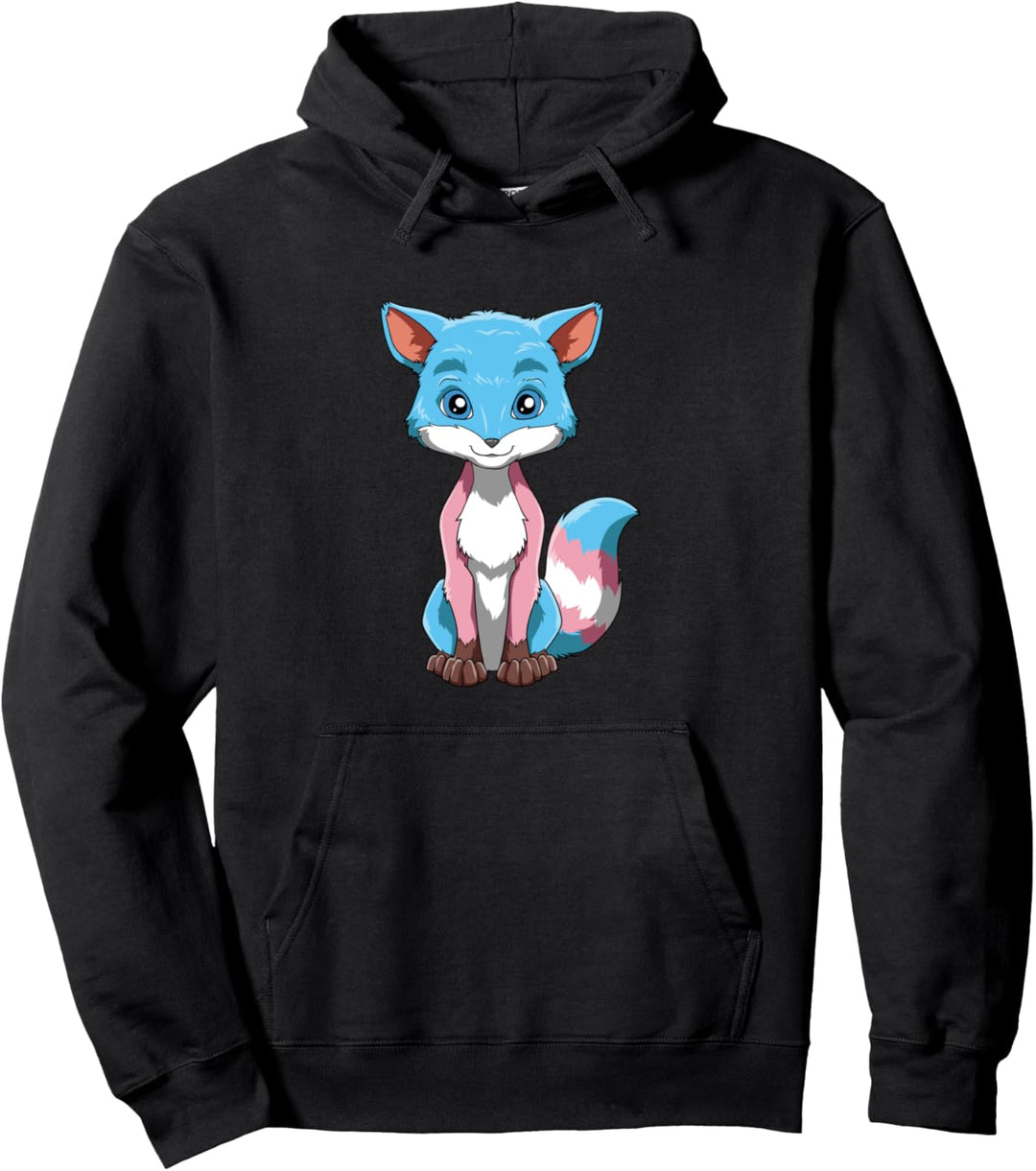Süsser Transgender Fuchs Pullover Hoodie