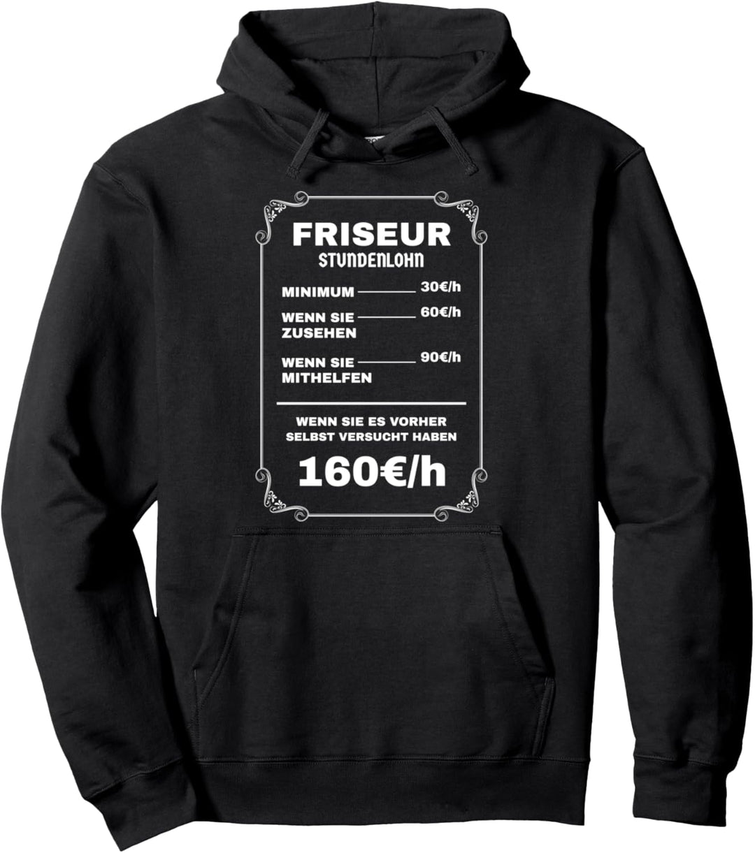 Friseure Geschenk-Idee für den Friseur-Salon I Sprüche Pullover Hoodie