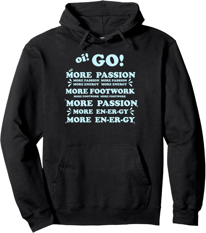 More Passion Footwork Energy Design Pullover Hoodie