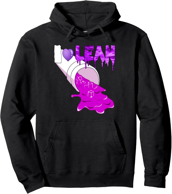 I Love Lean Dank Meme Viral Trend Ironische Sipping Pullover Hoodie