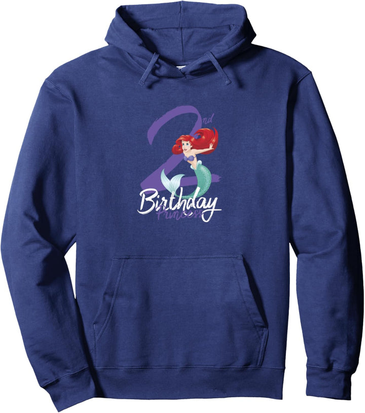 Disney Little Mermaid Ariel 2nd Birthday Princess Pullover Hoodie