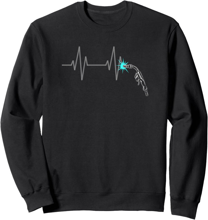 Schweisser, Herzschlagschweissen, Bogenschweissen Sweatshirt