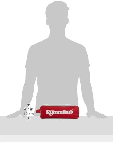 Jumbo Spiele Original Rummikub Pouch - der Spieleklassiker mit praktischer Tasche für Reisen und zum