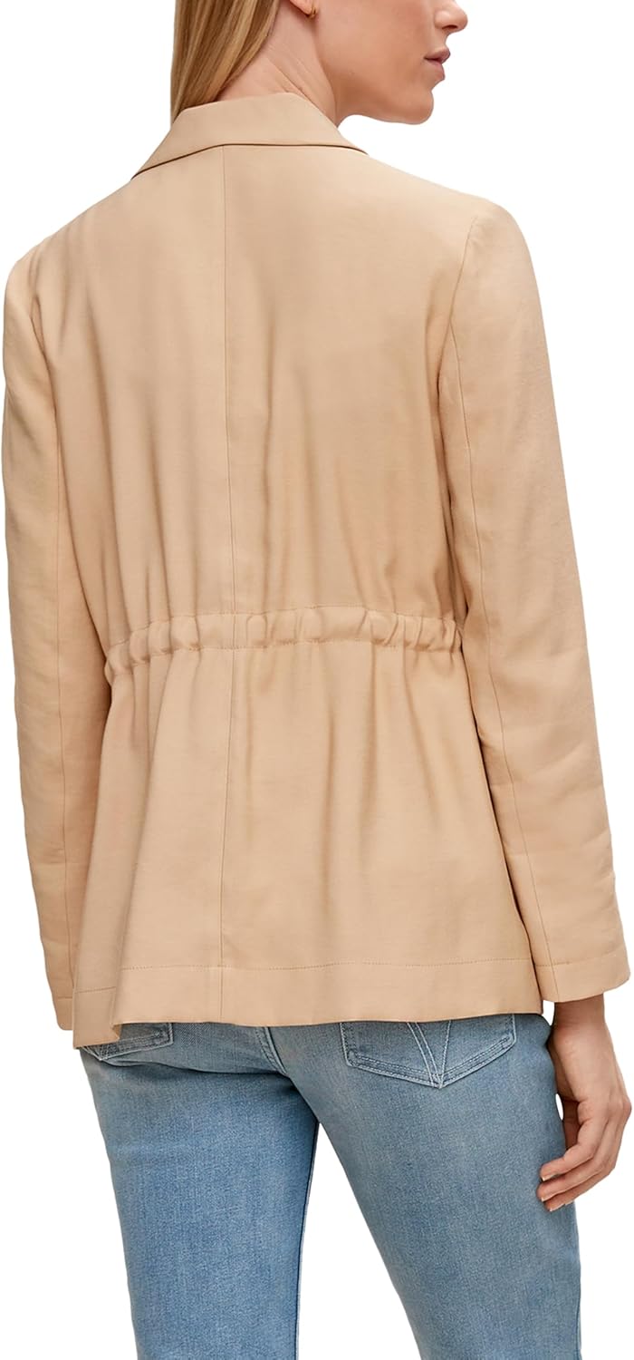 comma Damen Jacke 36 8315 Hellbraun, 36 8315 Hellbraun