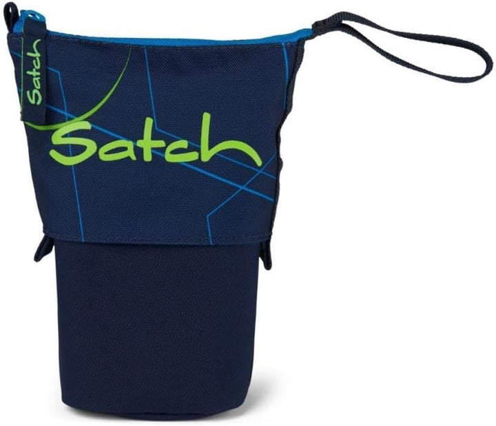 Satch Pack Schulrucksack Set 2tlg. inkl. Pencil Slider (Blue Tech), Blue Tech
