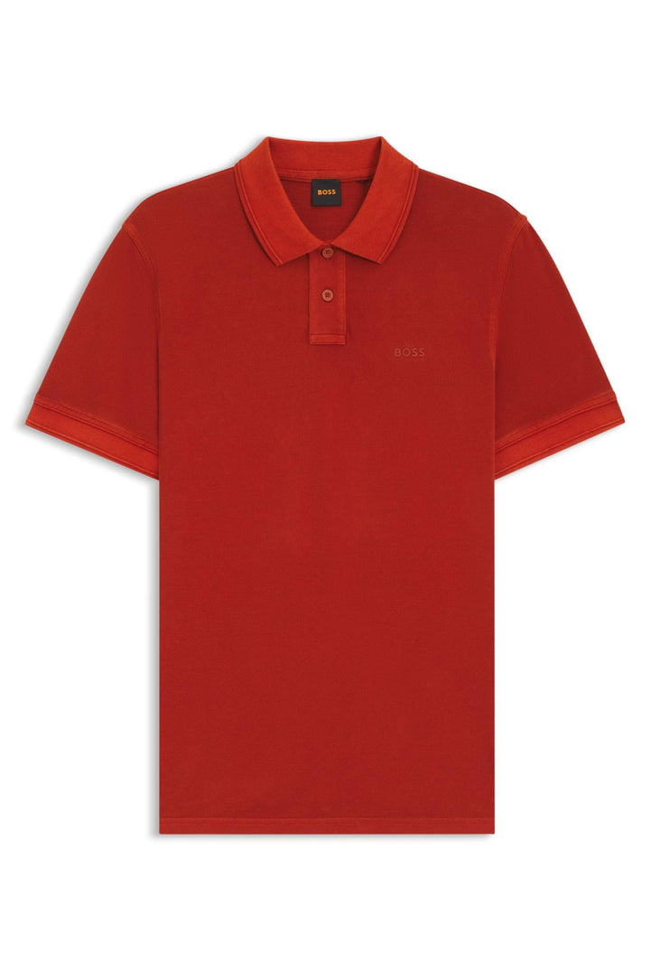 BOSS Herren Prime Polo M 842open Orange, M 842open Orange