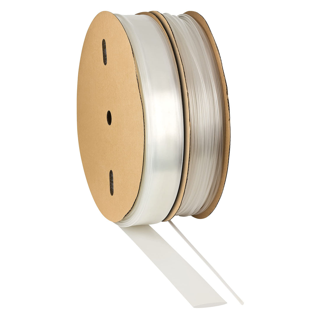 ISOLATECH Schrumpfschlauch Meterware transparent mit Kleber Ø 100mm 1 Meter Schrumpfverhältnis 3:1 S