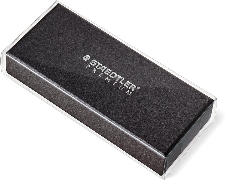 STAEDTLER Initium Corium Füllhalter, beiges Leder, M, Made in Germany, mit edler Geschenkverpackung,