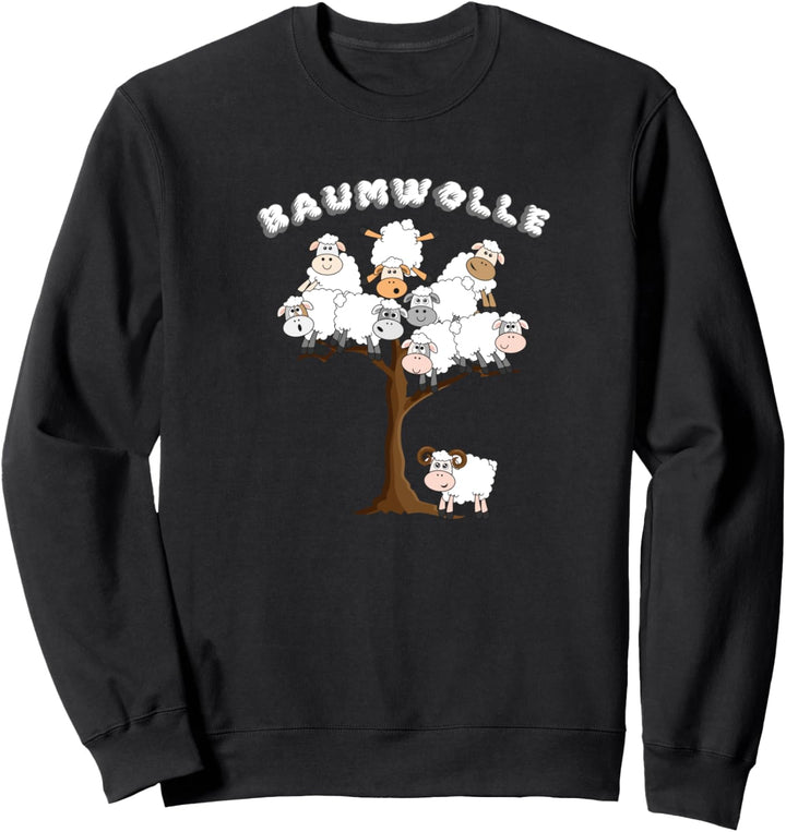 Baumwolle als Schaf, Super Geschenk als Schafe Kind Schlaf Sweatshirt