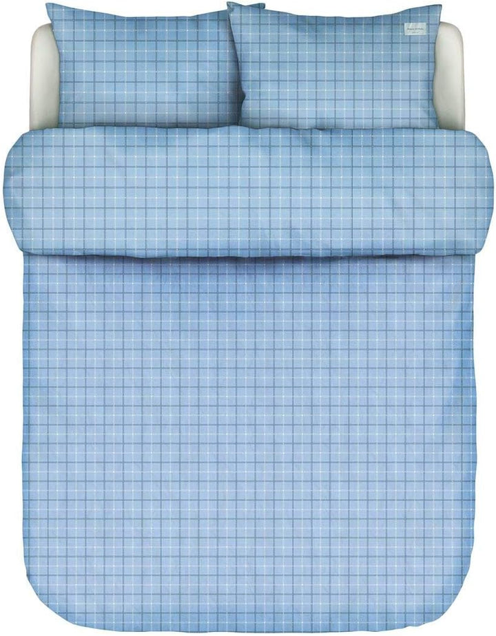 Marc O Polo Bettwäsche Tolva Soft Blue 1 Bettbezug 200 x 200 cm + 2 Kissenbezüge 80 x 80 cm