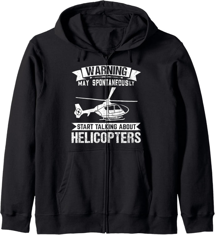 Mai beginnt, über Hubschrauber Hubschrauber im Gespräch Kapuzenjacke