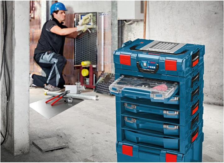 Bosch Professional Handwerkoffersystem Boxen für Kleinteileaufbewahrung, I-BOXX 53 Inset Box Set 12