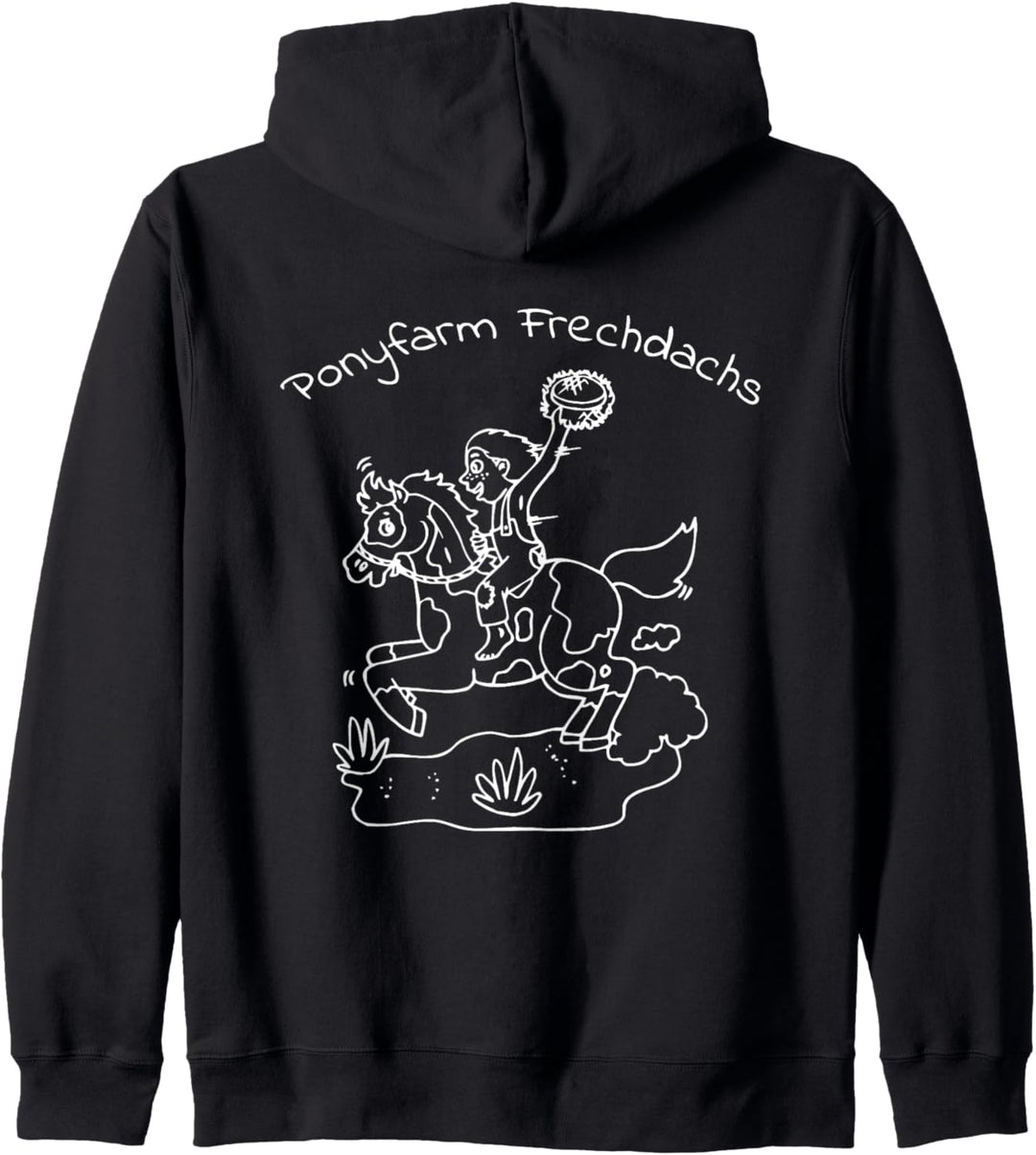 Ponyfarm Frechdachs Pferd Reiten Reithof Kapuzenjacke