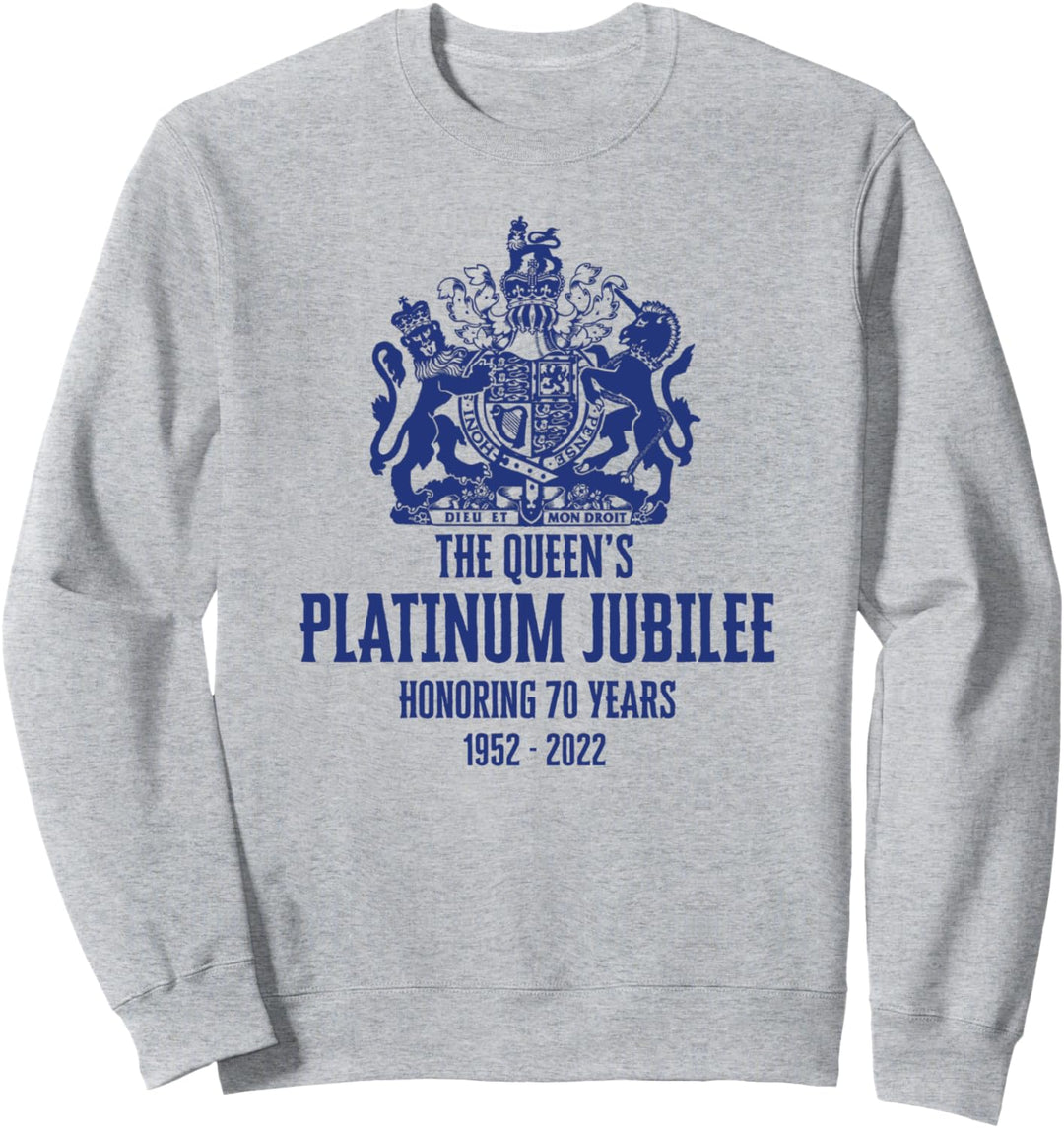British Queen Platinum Jubilee 70 Jahre Sweatshirt