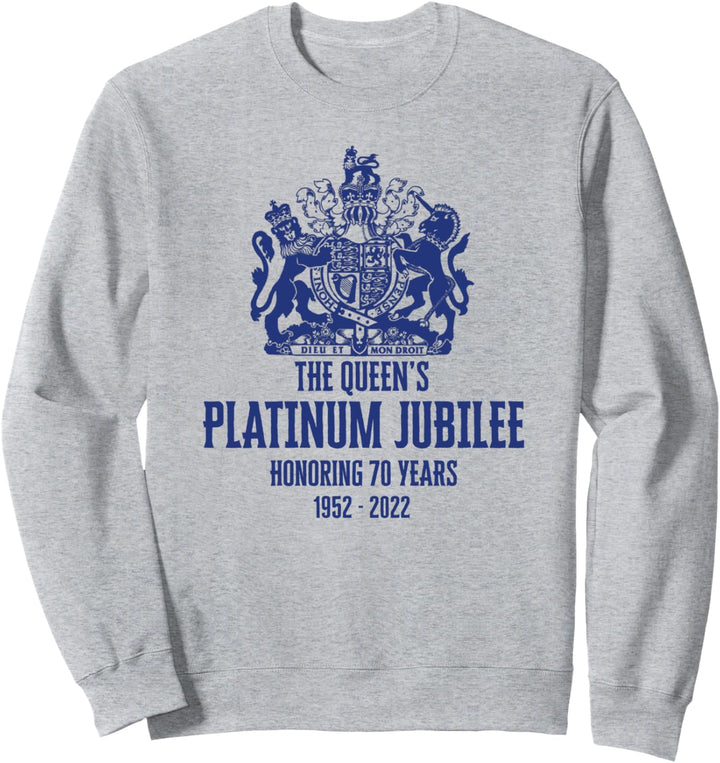 British Queen Platinum Jubilee 70 Jahre Sweatshirt