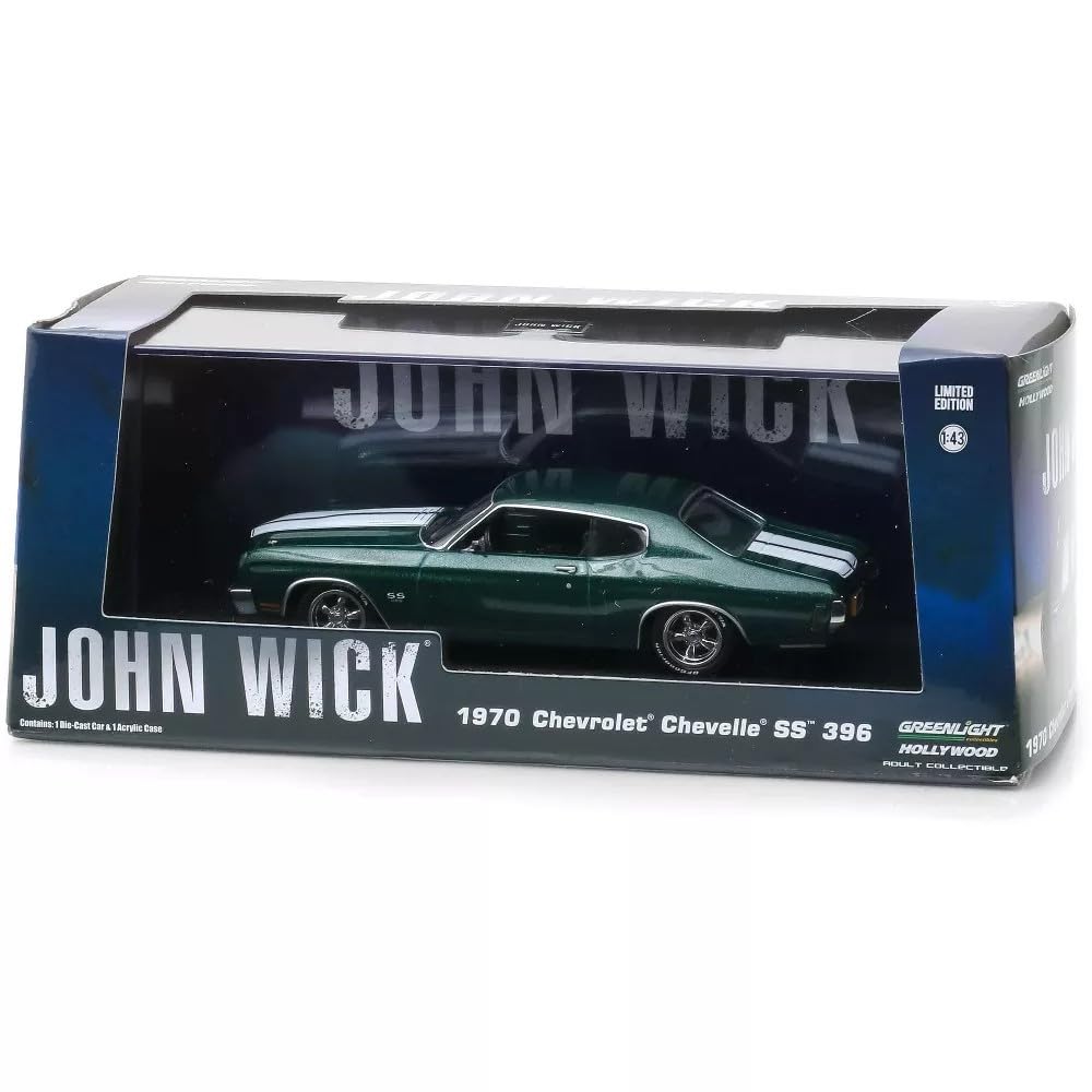Greenlight Collectibles 86541 Miniaturauto für Sammlung, Grün/Weiss
